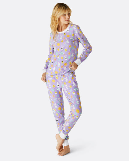 Pyjamas de Pâques violets pour femmes