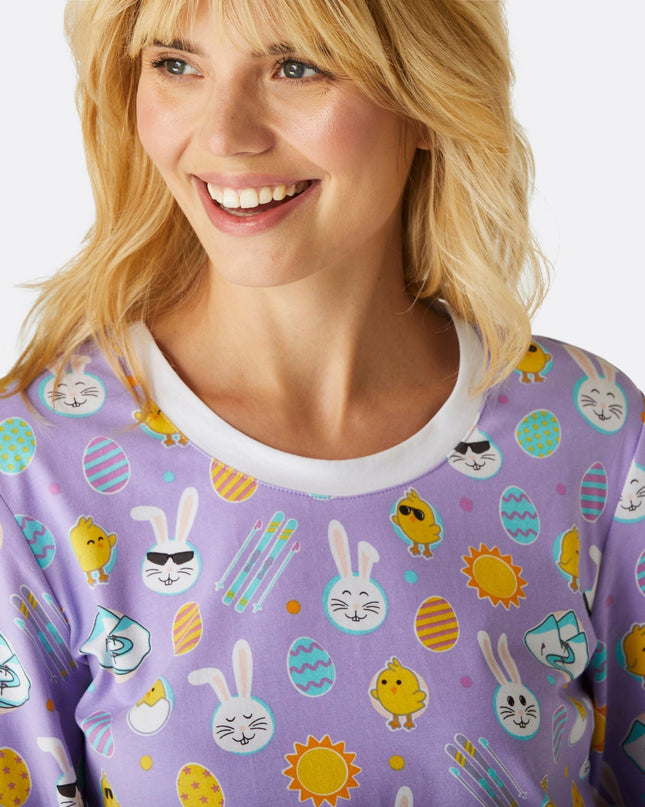 Women's Purple Easter Pajamas