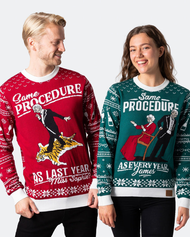 Pull de Noël rouge pour femme, 90e anniversaire