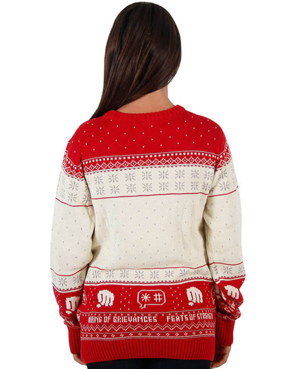 Pull de Noël moche Seinfeld pour femme, style Festivus