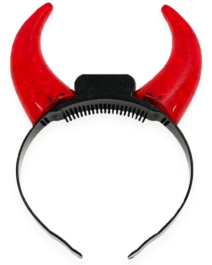 Light Up Devil Horn Headband