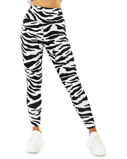 Zebra High Waisted Leggings