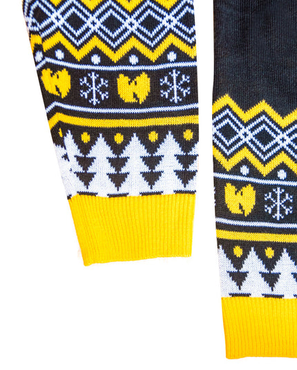 Wu-Tang Clan Logo Snowflakes Ugly Christmas Sweater