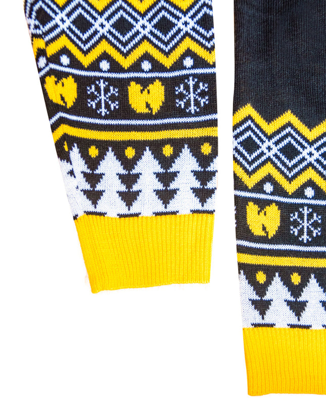 Wu-Tang Clan Logo Snowflakes Ugly Christmas Sweater