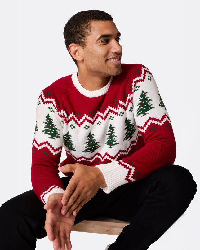 Pull de Noël rétro pour homme