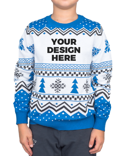 Pull de Noël moche personnalisé pour jeunes