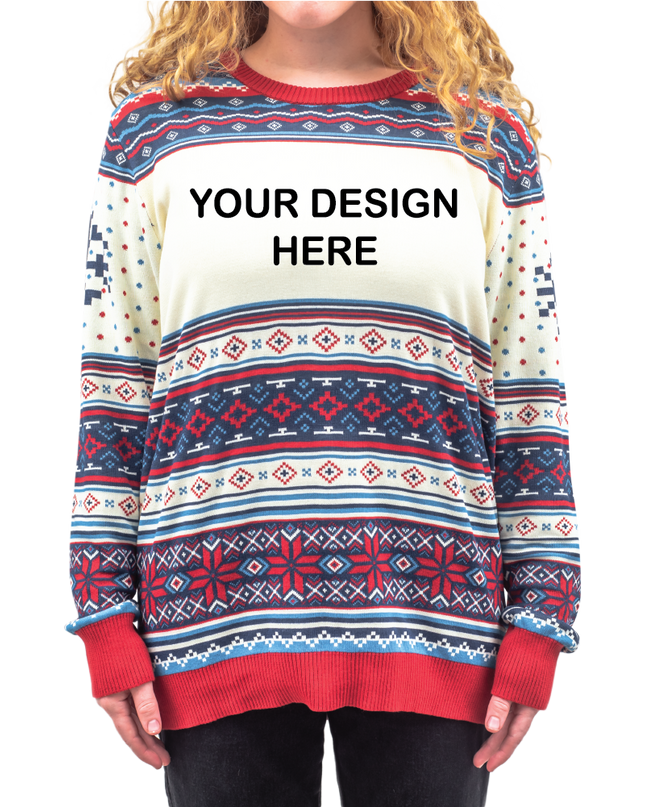 Pull de Noël moche personnalisé pour adulte