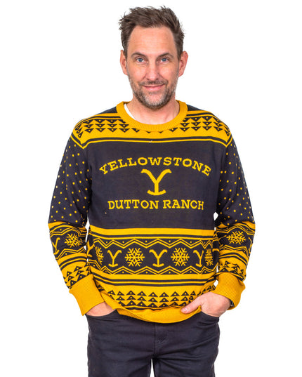 Pull de Noël moche de la marque Yellowstone Classic