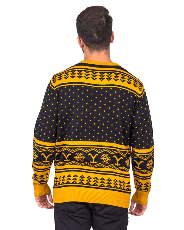 Pull de Noël moche de la marque Yellowstone Classic