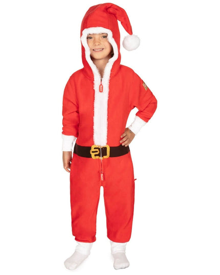 Boy's / Girl's Santa Jumpsuit With Fur