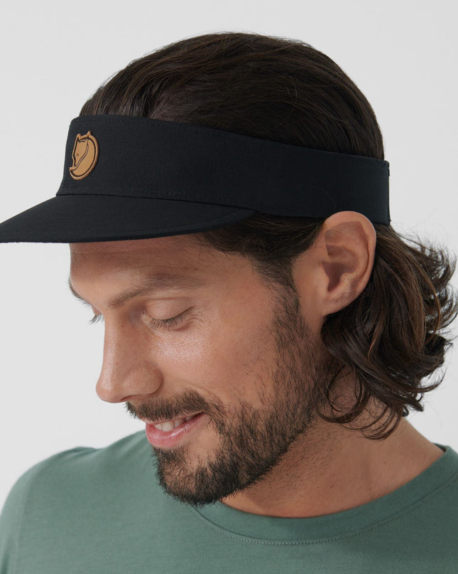 Casquette à visière Fjällräven Abisko - Noire - Accessoire fonctionnel pour l'extérieur