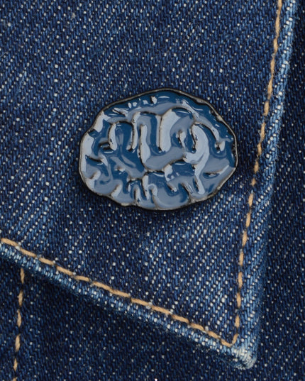 Broche cerveau - Accessoire de costume d'Halloween effrayant