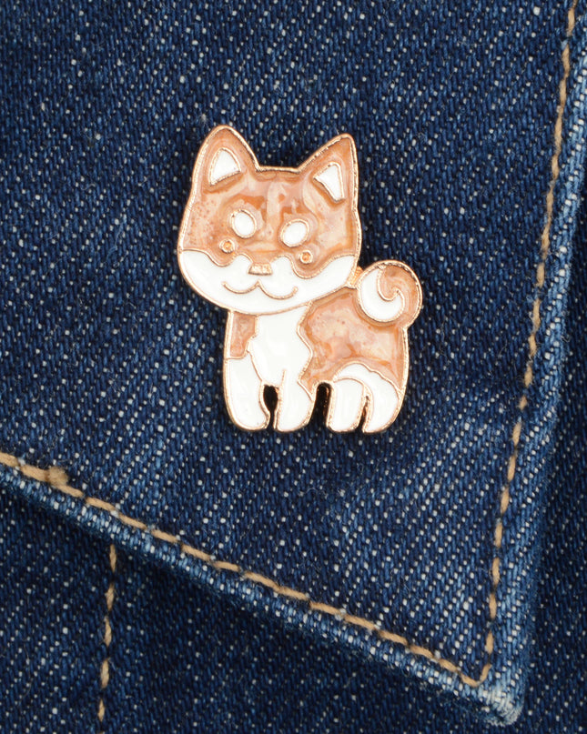Broche - Motif Akita | Mignonne et élégante