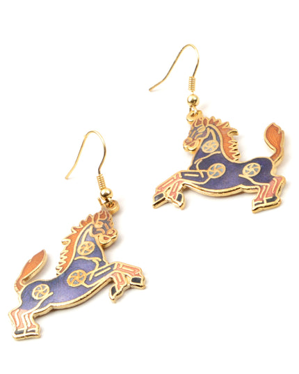 Boucles d'oreilles - Cheval