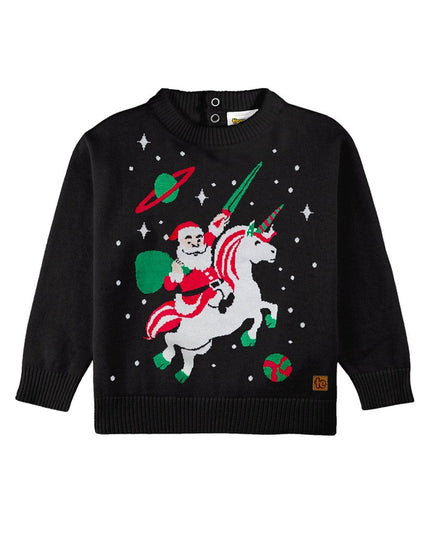 Baby Boy's Santa Unicorn Ugly Christmas Sweater