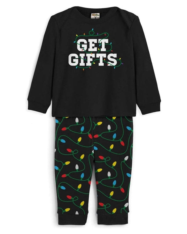 Toddler Boy's Get Gifts Crew Neck Pajama Set