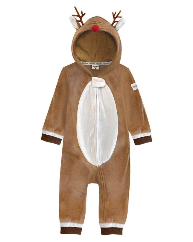 Baby Girl's Rudolph Jumpsuit