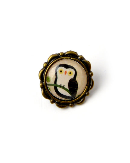 Boucles d'oreilles hibou