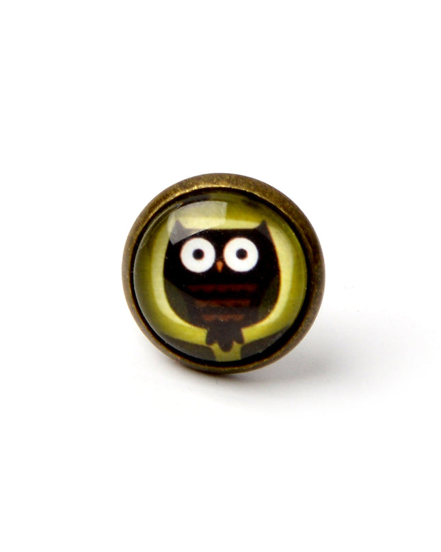 Boucles d'oreilles hibou