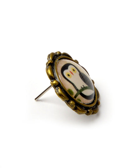 Boucles d'oreilles hibou