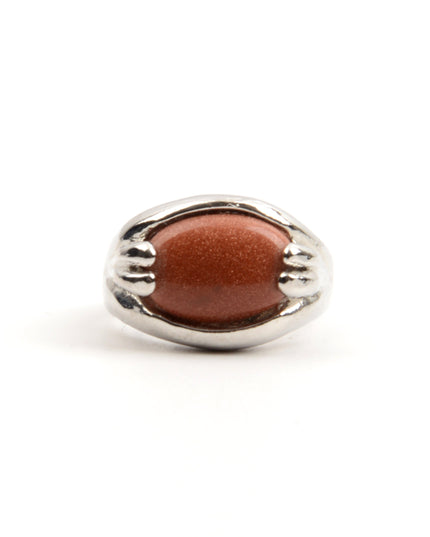 Bague ovale marron I