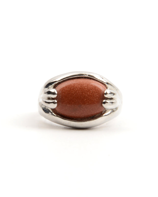 Bague ovale marron I