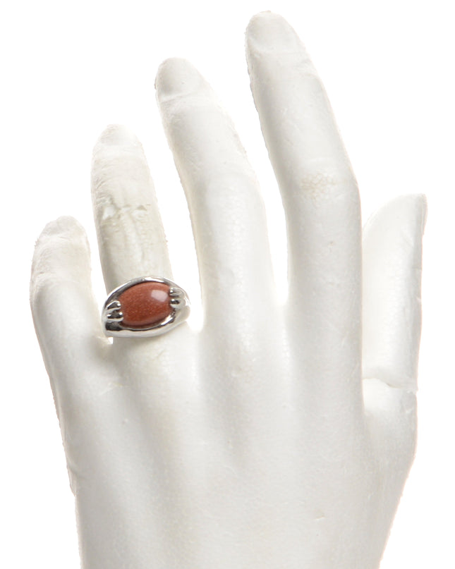 Bague ovale marron I