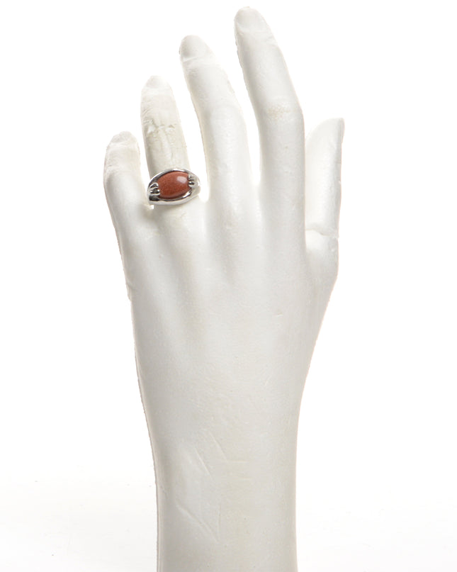 Bague ovale marron I