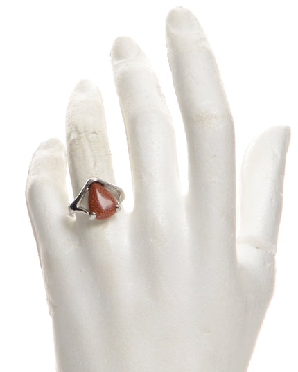 Anneau de goutte marron