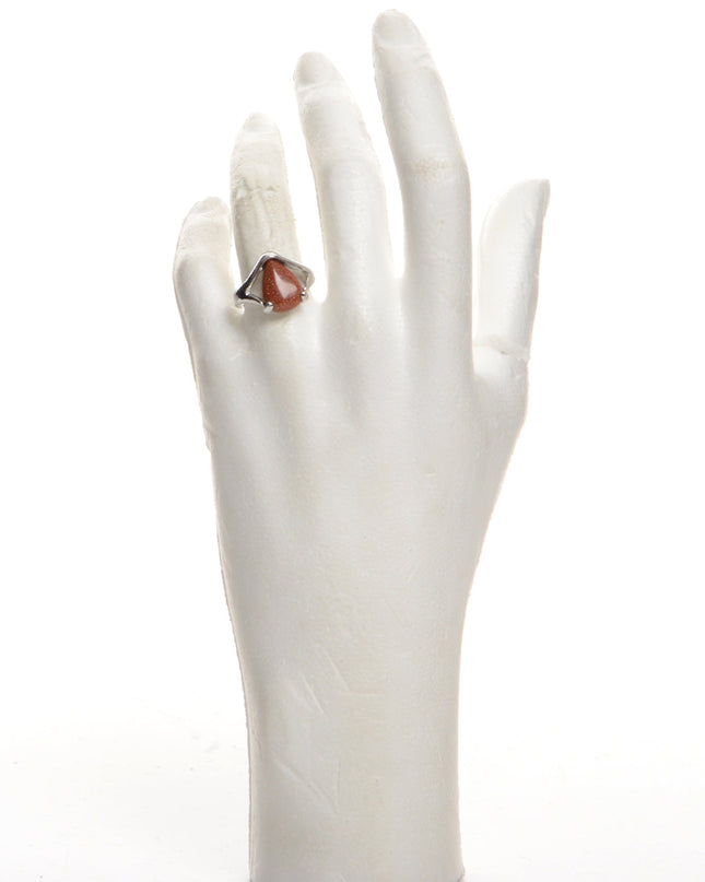 Anneau de goutte marron