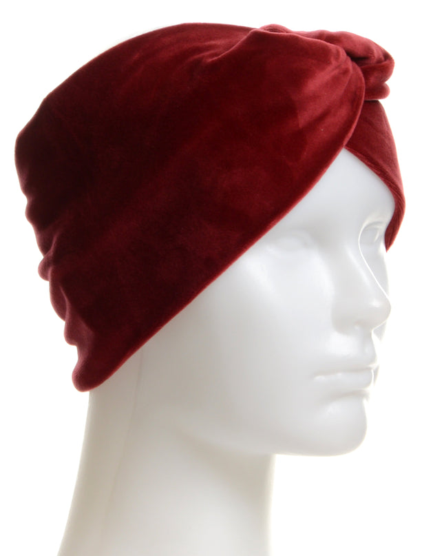 Burgundy Velvet Headband