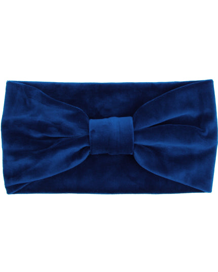 Bandeau en velours bleu royal | Accessoires de Noël