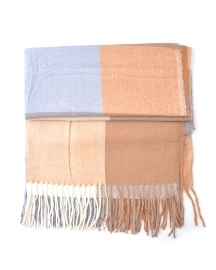 Écharpe à carreaux | Beige - Gris | Accessoires pour toutes