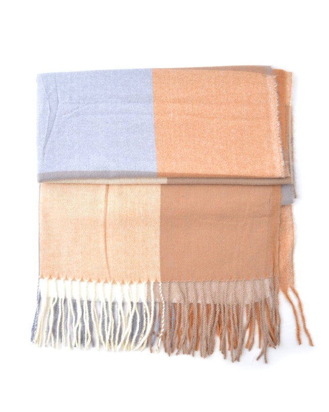 Écharpe à carreaux | Beige - Gris | Accessoires pour toutes