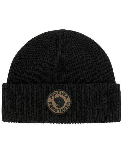 Bonnet en laine Fjällräven Bergtagen - Noir classique