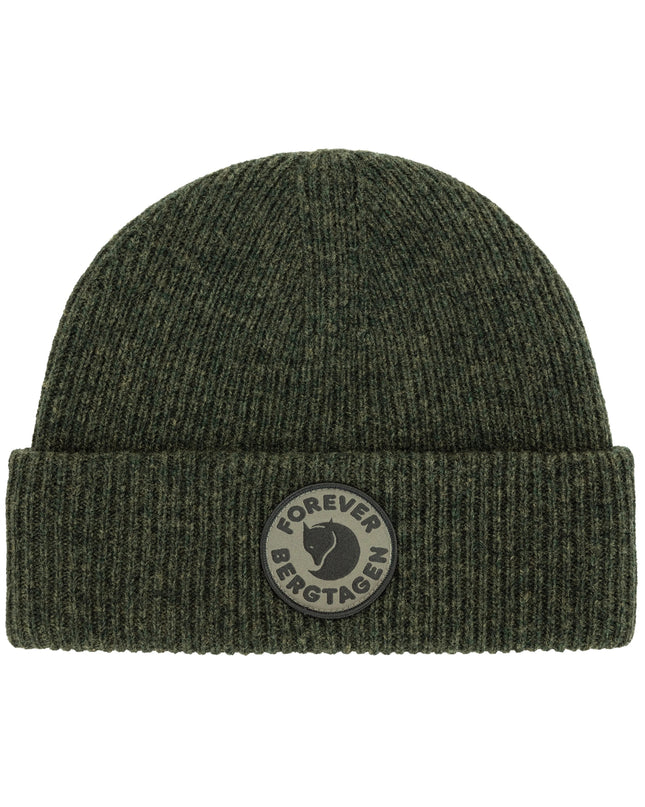 Bonnet en laine Fjällräven Bergtagen - Vert forêt foncé