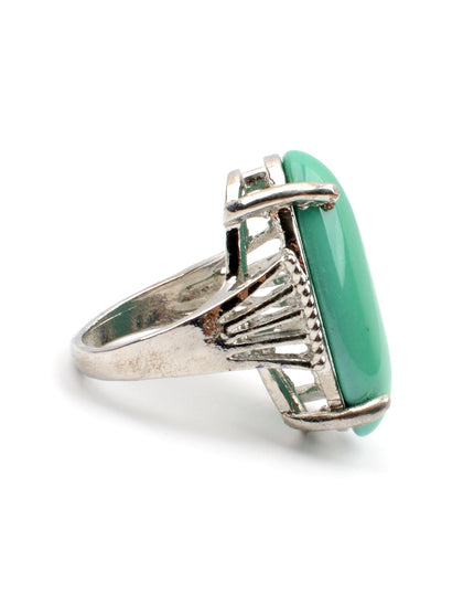 Bague bohème verte - Un look élégant et naturel