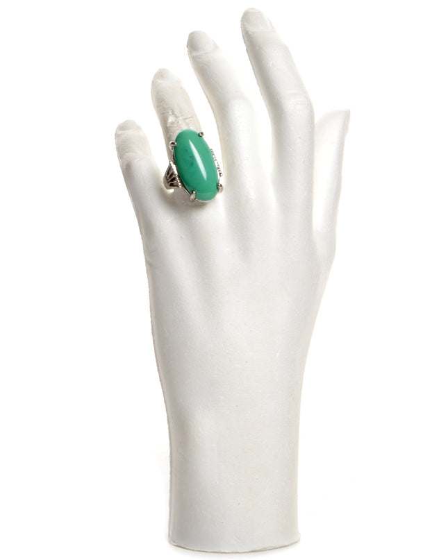 Bague bohème verte - Un look élégant et naturel