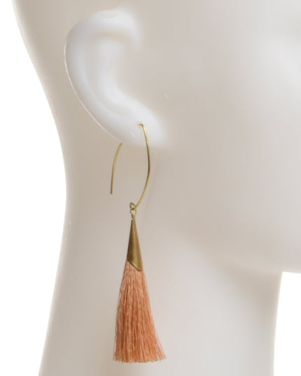 Boucles d'oreilles duveteuses - Marron pour Noël