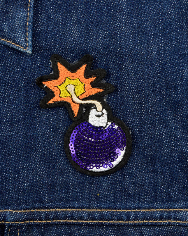 Patch - Bombe violette