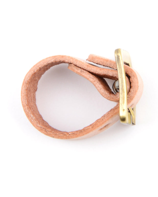 Bague en cuir - Poudre