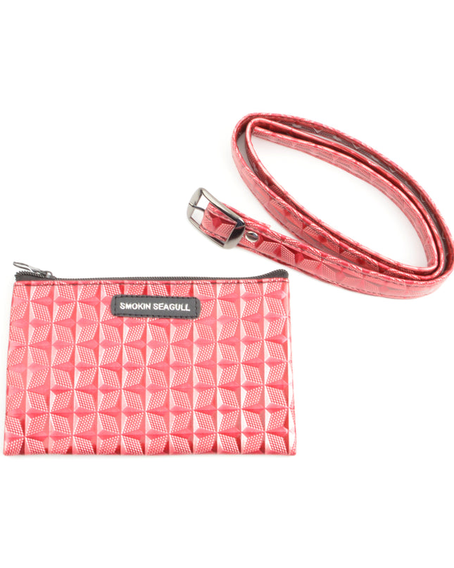 Sac banane rose géométrique | Accessoires tendance pour tous