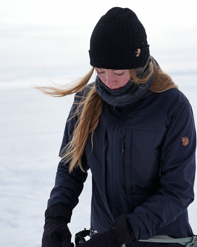 Chapeau Fjällräven Byron fin - Chêne rouge - Accessoire d'hiver élégant