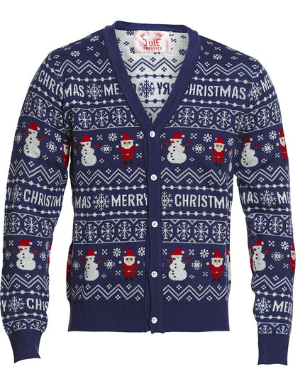 Lively Christmas Cardigan - Unisex Holiday Fashion