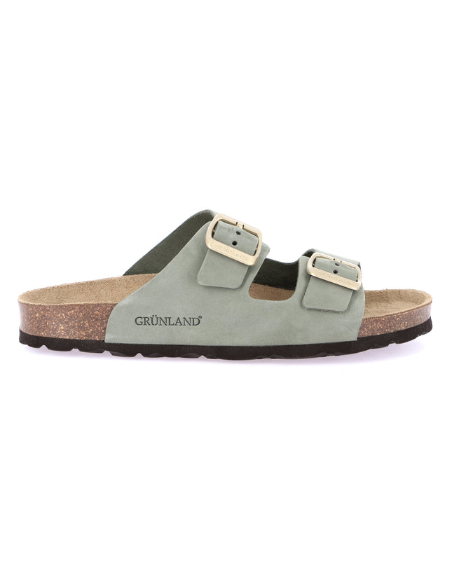 Grünland Salvia, pantoufles à double bride pour femmes