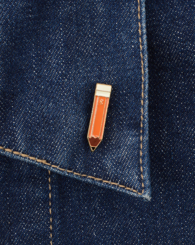 Broche - Motif crayon | Créative et amusante