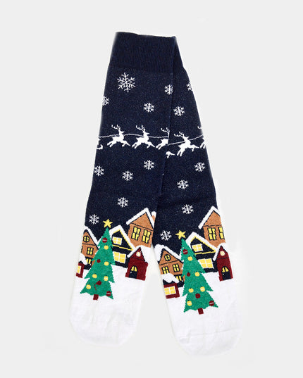 Chaussettes de Noël unisexes - Thème Alaska