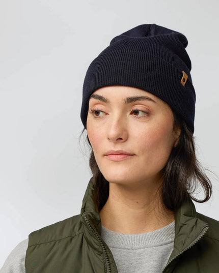 Bonnet Fjällräven Classic Knit - Bleu marine foncé
