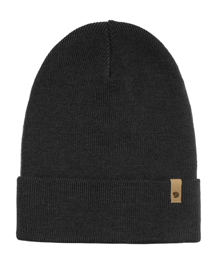 Bonnet Fjällräven Classic Knit - Noir - Accessoire d'hiver intemporel