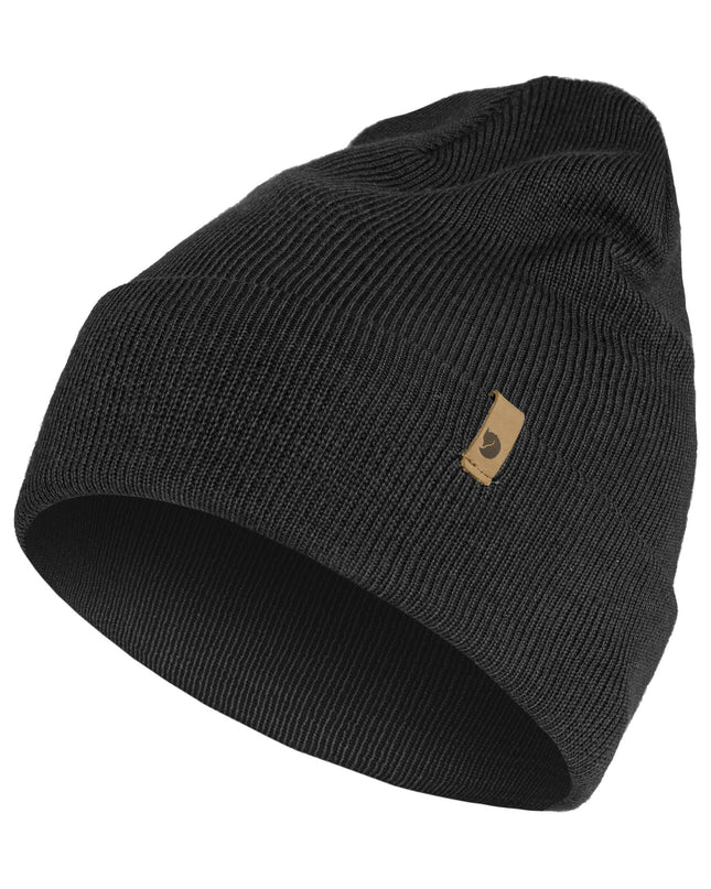 Bonnet Fjällräven Classic Knit - Noir - Accessoire d'hiver intemporel